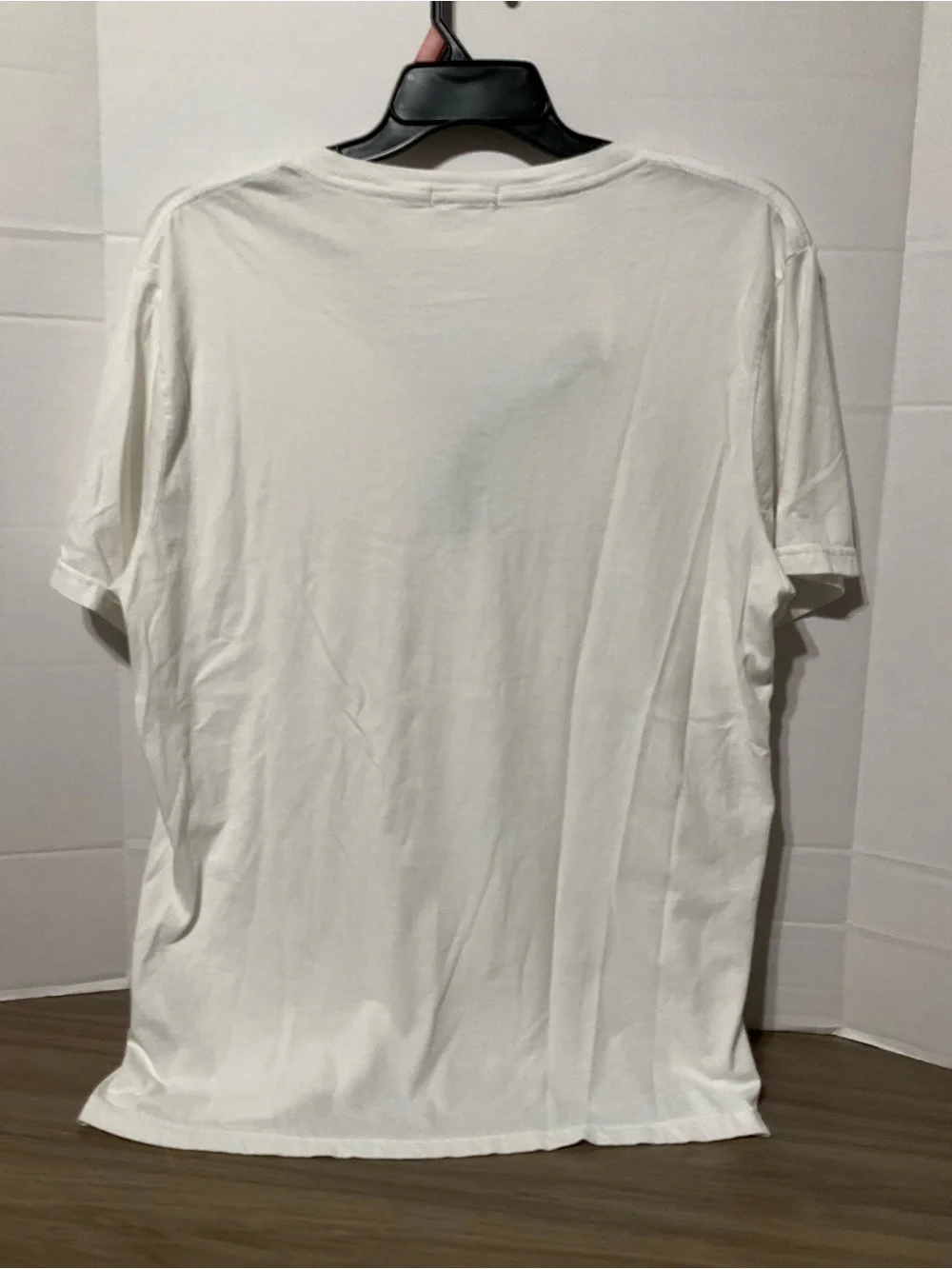 True Religion Men’s White Short Sleeve Polo with Branded Placket